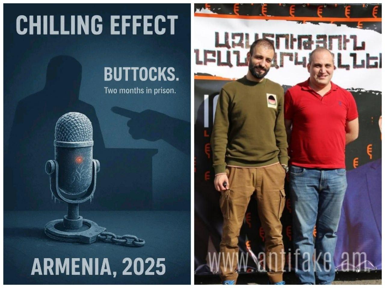 Նարեկ Սամսոնյանի և Վազգեն Սաղաթելյանի նկատմամբ շինծու քրեական գործը դասական օրինակ է ռեժիմի կողմից chilling effect-ի («սառեցնող ազդեցության») կիրառման