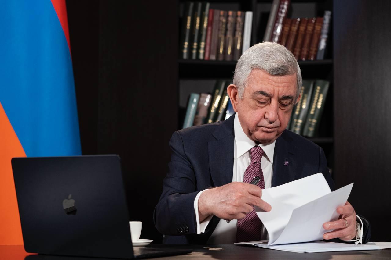 "Попытка Пашиняна и его команды переложить ответственность на других потерпела крах". Серж Саргсян