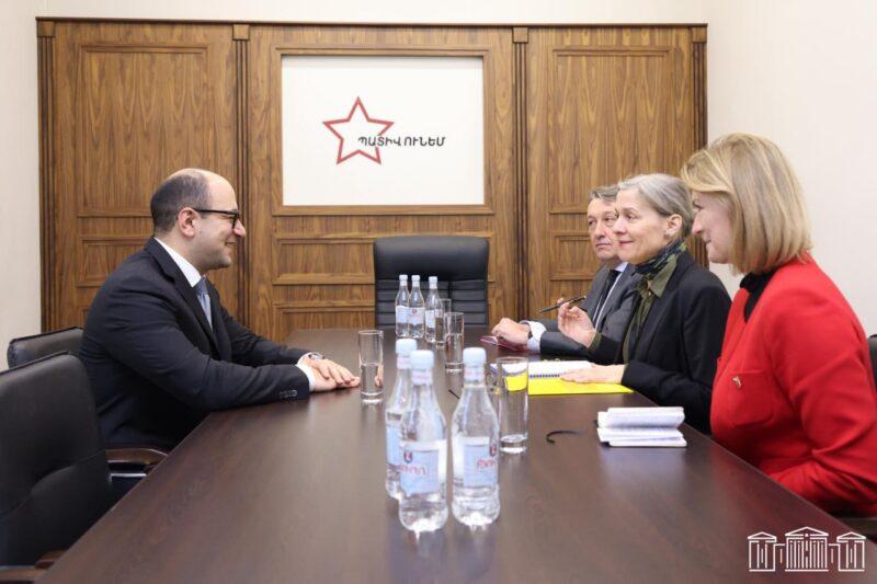 Հայկ Մամիջանյանն այսօր հանդիպել է ՀՀ-ում Շվեդիայի, Նիդերլանդների, Բելգիայի դեսպանների հետ