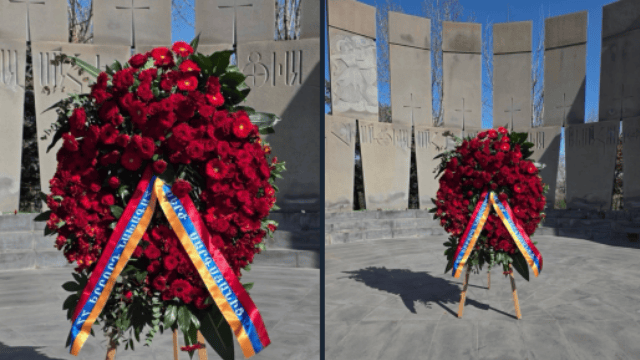 Սերժ Սարգսյանի անունից հարգանքի տուրք է մատուցվել Ապրիլյան պատերազմին զոհված հերոսների հիշատակին