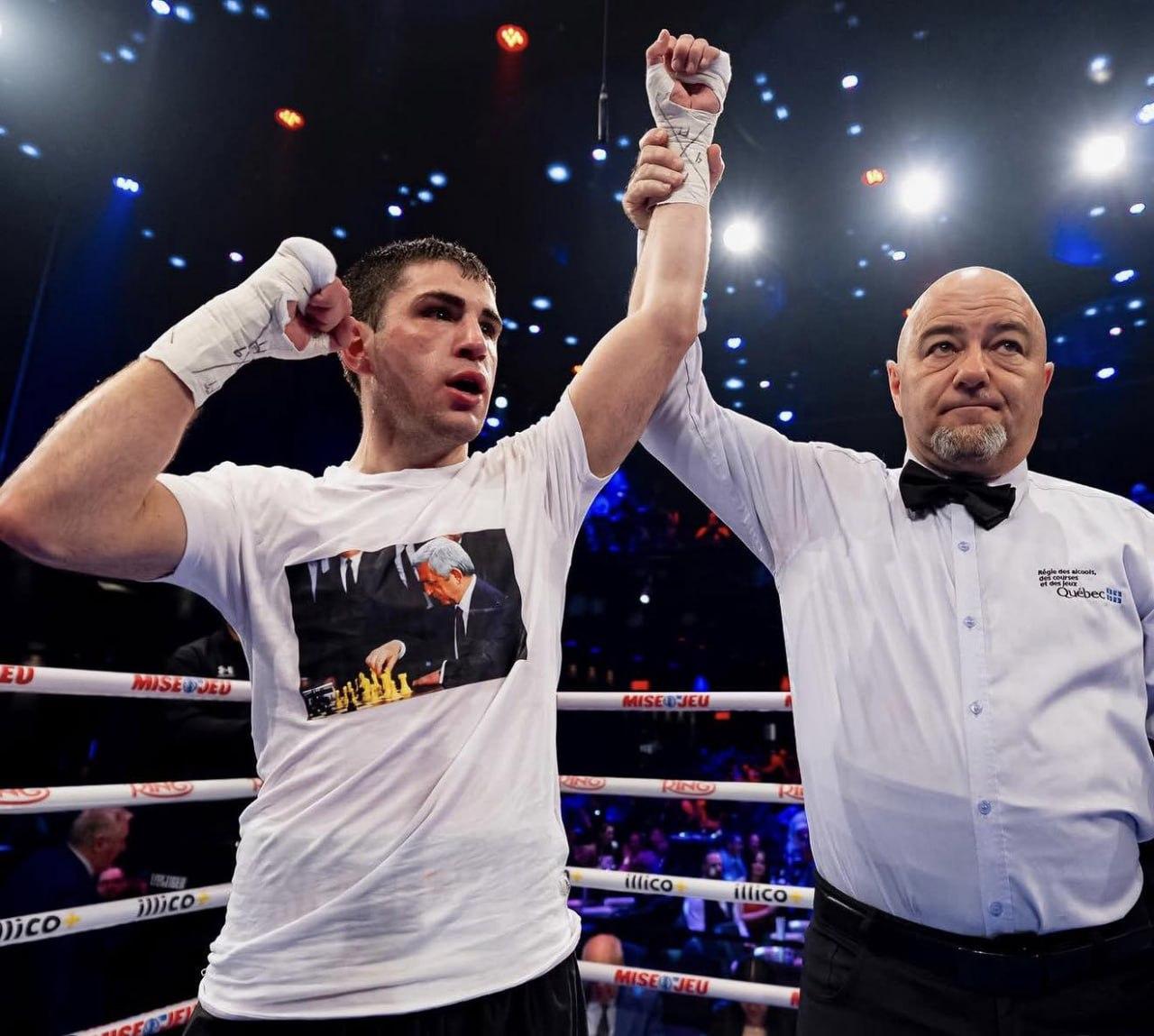 Էրիկ Իսրայելյանը հաղթանակ տարավ չիլիացու նկատմամբ․ նրա շապիկի վրա պատկերված էր Սերժ Սարգսյանի նկարը