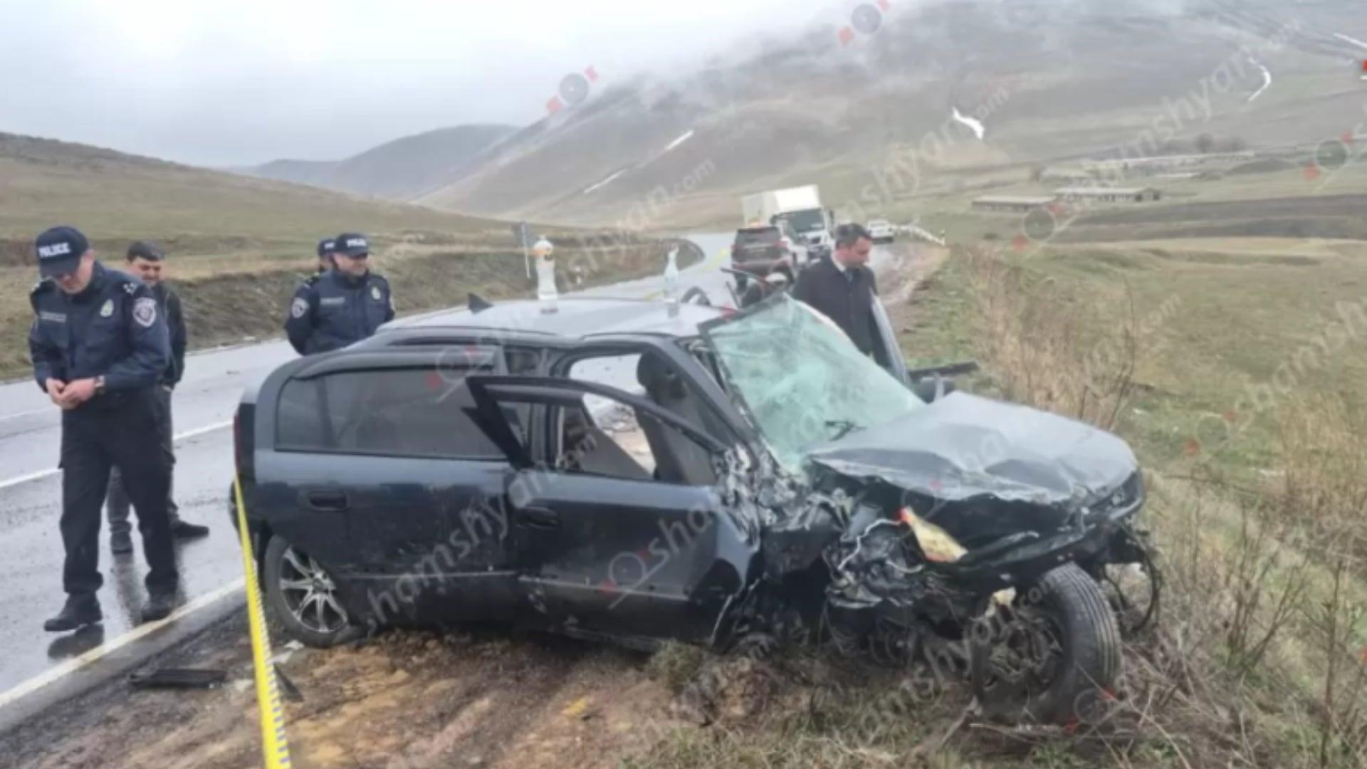 Սպիտակ-Երևան ճանապարհին բախվել են «MAN»-ն ու «Opel Astra»-ն. կա տուժած