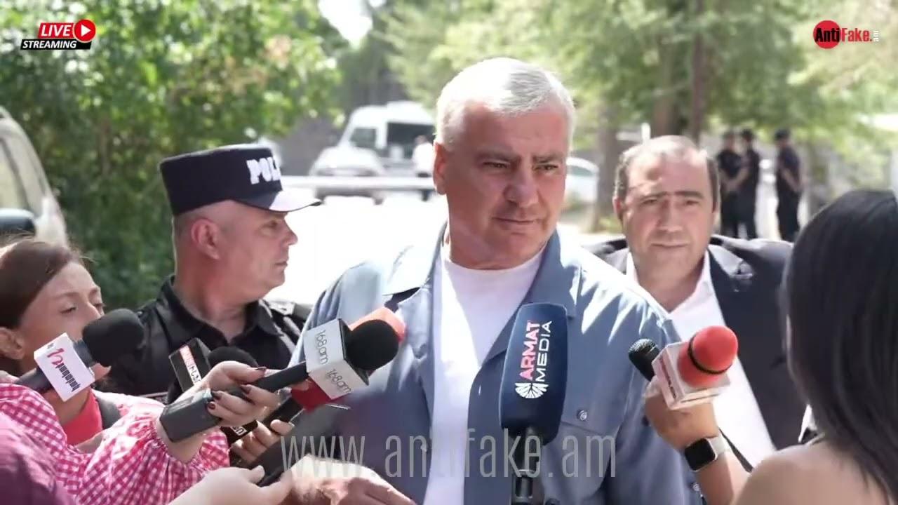 Սամվել Կարապետյանի ճեպազրույցը՝ դատական նիստին ընդառաջ