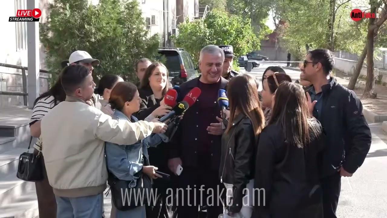 Սամվել Կարապետյանի ճեպազրույցը դատական նիստին ընդառաջ