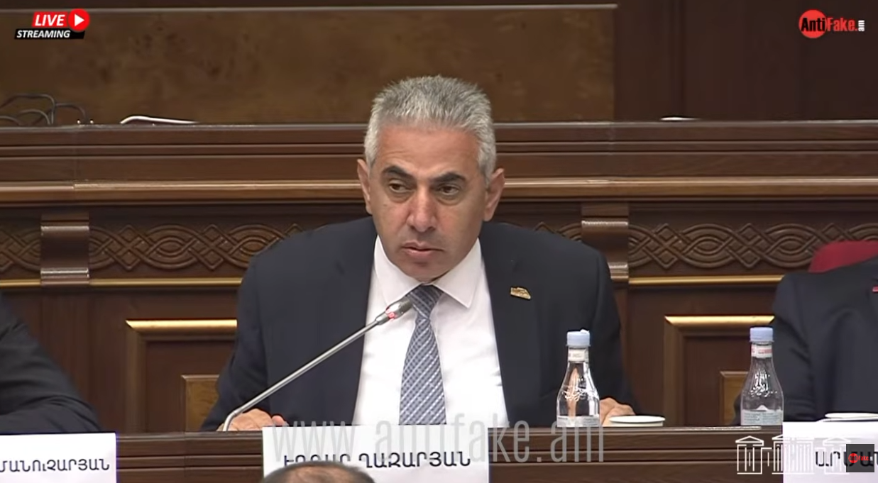ԱԺ նախագահին չի հաջողվում պատշաճ կազմակերպել ԱԺ աշխատանքները. Էդգար Ղազարյան